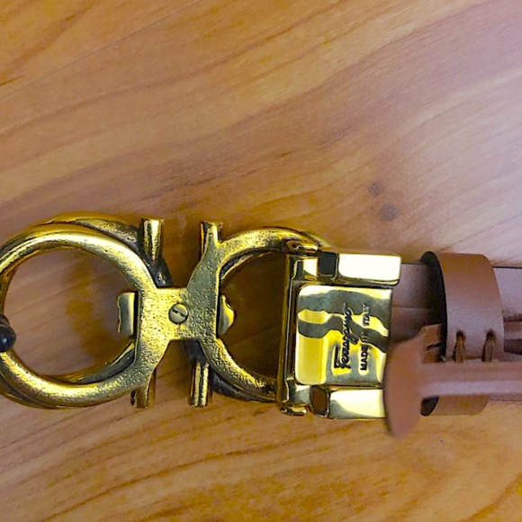 Ferragamo Double Gancini Belt.Color: SIENA TAN - Picture 8 of 8